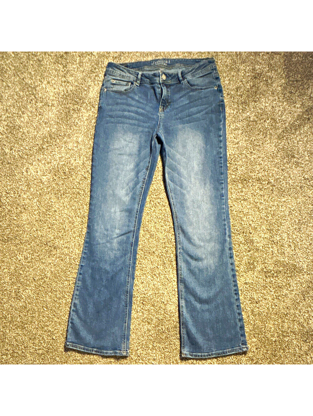 Aéropostale Women's Bootcut Medium Wash Blue Denim Stretch Jeans 10 Regular